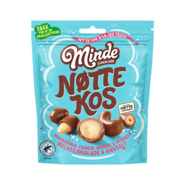 Nut Delight Mix 160g Minde - Nøttekos Blanding | Chocolate | All season, chocolate, Party, Snacks | Minde