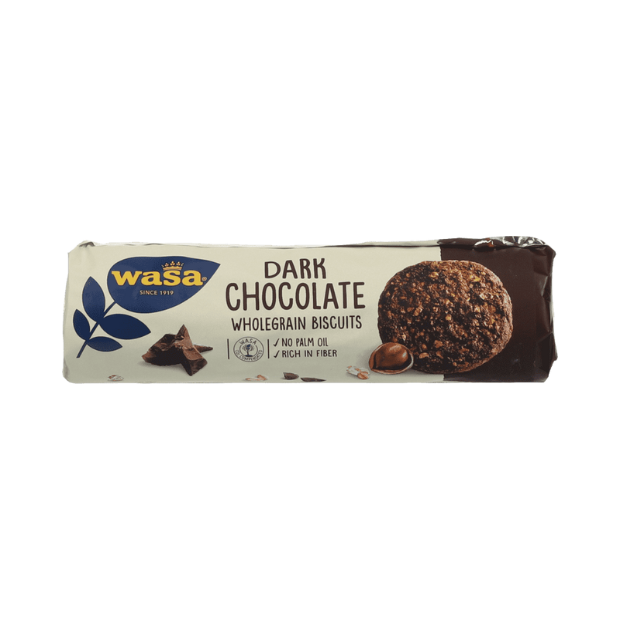 Wasa Kjeks(biscuit) Dark Chocolate 230g | Biscuits | All season, Biscuit, Dark Chocolate, Snacks | Wasa