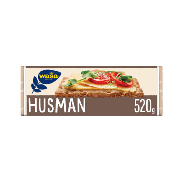 Husman Crispbread 520g Wasa - Husman Knekkebrød | Crispbread | All season, breakfast, Crispbread, Snacks | Wasa