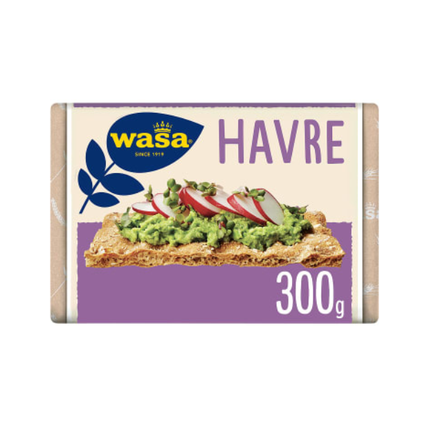 Oat Crispbread 300g Wasa - Havre Knekkebrød | Crispbread | All season, breakfast, Crispbread, Snacks | Wasa