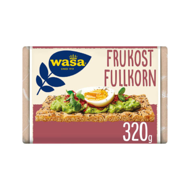 Breakfast Whole Grain 320g Wasa - | Crispbread | All season, Breakfast and Cereals, Crispbread, Snacks | Wasa