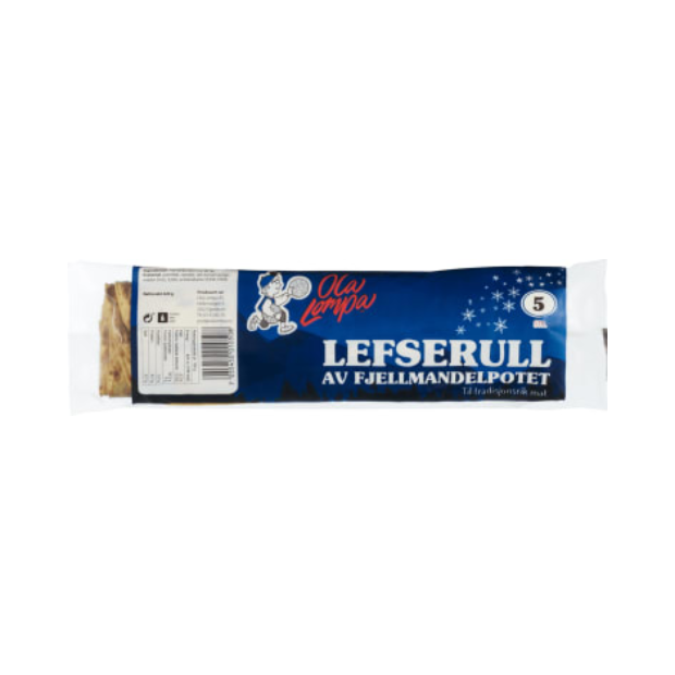 Lefse Roll Fjellmandel 5pcs 420g Ola-Lompa | Lefser | bakery, Dinner and Lunch, Snacks | Ola-Lompa