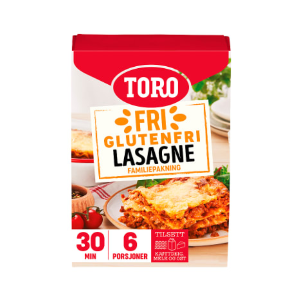 Lasagne Kit gluten free 300g Toro | Lasagne Kit | All season, Cooking, Gluten free | Toro