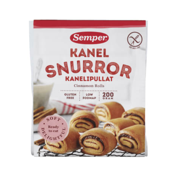 Cinnamon Rolls Gluten-Free 200g Semper - Kanelsnurrer Gl.Fri | Cinnamon Roll | All season, Baking Mix, Gluten free, Snacks | Semper