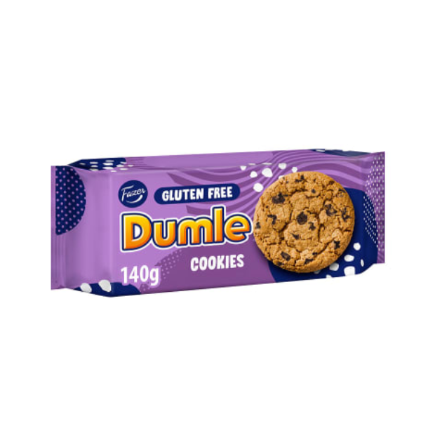 Dumle Cookie gluten free Lakris 140g | Cookies | All season, Cookies, Gluten free, Snacks | Fazer