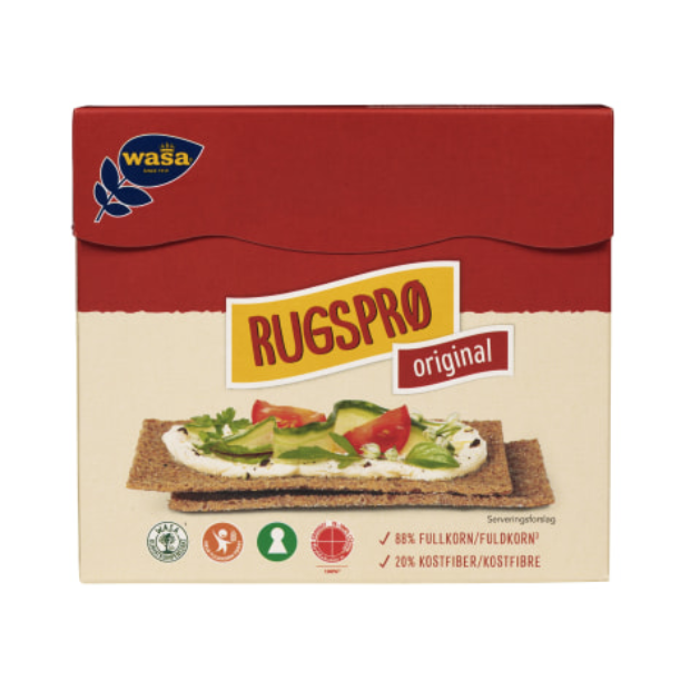 Rugsprø 200g Wasa | Crispbread | All season, bakery, breakfast, Crispbread, Snacks | Wasa