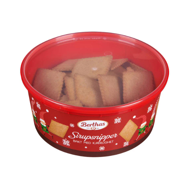 Syrup Snaps Norwegian Cookies 320g Berthas - Sirupsnipper | Christmas Cookies/Syrup Snaps | christmas, Christmas cookies, sweet cookies | Berthas