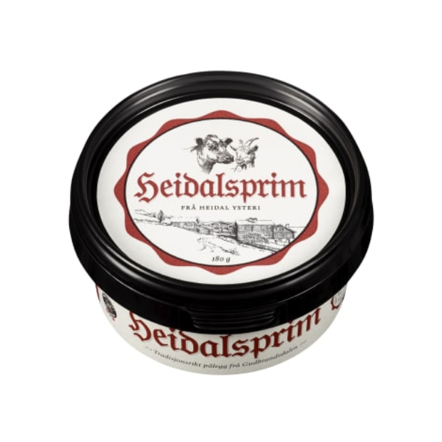 Heidalsprim 180g Heidal Ysteri | Cheese Spreads | All season, breakfast, Cheese spread, Snacks | Heidal Ysteri