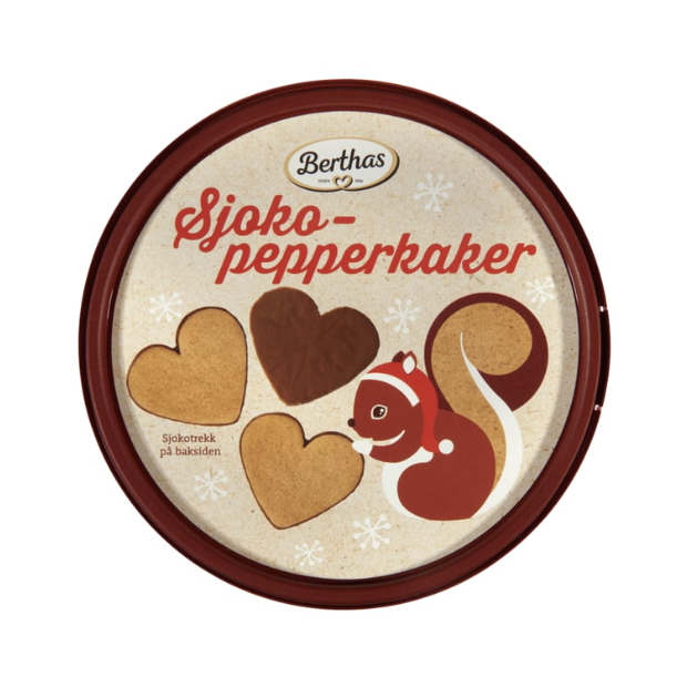 Chocolate Gingerbread Cookies 325g Berthas - Sjokopepperkaker | Chocolate Ginger Cookies | chocolate, Christmas cookies, Party, Snacks | Berthas