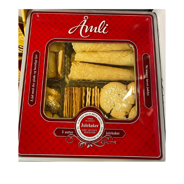 Christmas Cookies 600g Åmli - Julekaker | Christmas Cookies | Christmas cookies, Party, Snacks | Åmli