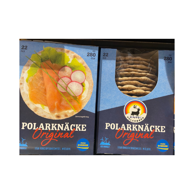 Polar Crispbread Original 280g - Polarknäcke Original | Crispbread | All season, breakfast, Snacks | Polarbröd