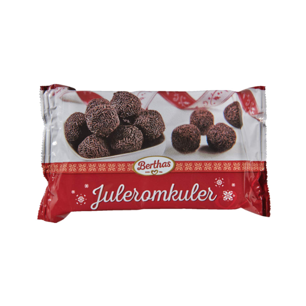 Christmas Rum Balls 175g Berthas - Juleromkuler | Chocolate Cookies | chocolate, christmas, Christmas cookies, Party | Berthas