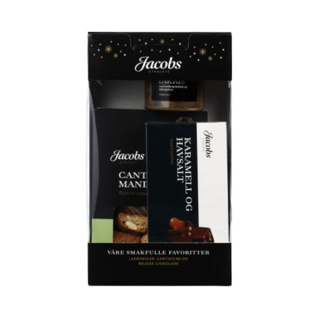 Medium Food Gift Box - Jacobs Utvalgte | Chocolates and Cookies | Birthdays, chocolate, christmas, Gift Pack, Party | Jacobs Utvalgte