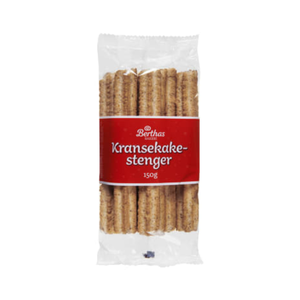 Almond Stick Cookies 150g Berthas - Kransekakestenger | Cookies | christmas, Christmas cookies, Party, Snacks | Berthas