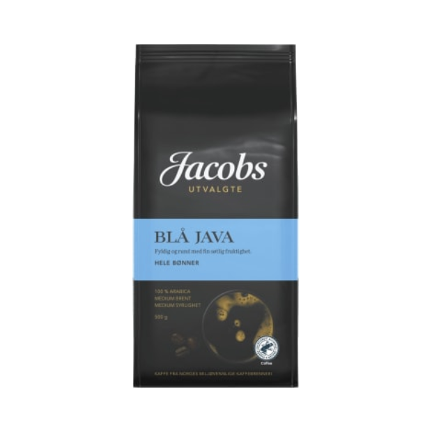 Blue Java Material Blue Java Whole Beans 500g Jacobs Utvalgte - Blå Java Hele Bønner