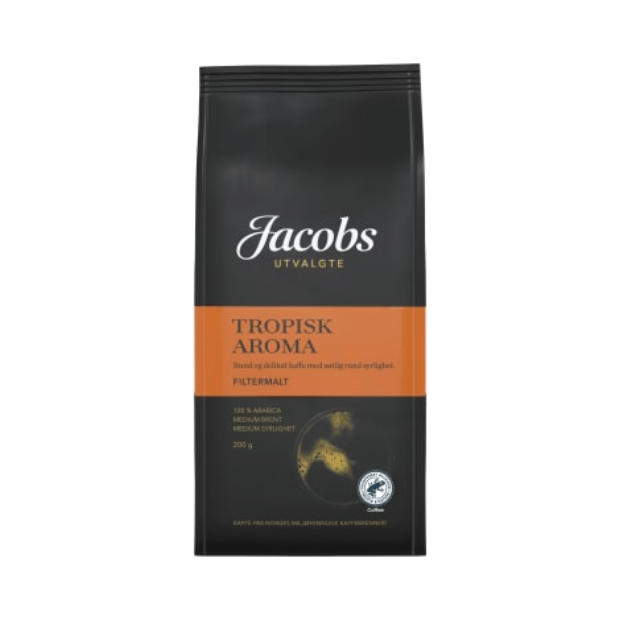 Tropical (Tropisk) Aroma Filter Ground Coffee 200g  Jacobs Utvalgte | Coffee | All season, Coffee, Snacks | Jacob Utvalgte