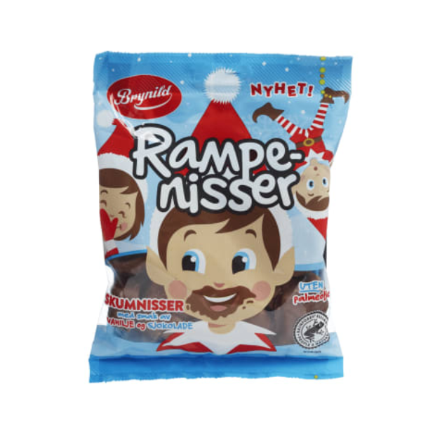 Mischievous Elves with Chocolate 140g Brynild - Rampenisser m/Sjokolade | Candy with Chocolate | Candy, chocolate, christmas, Party | Brynild