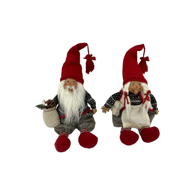 Advent Gnome Couple Sitting 47 cm (Eventyrnisse sittende) | Christmas Decor | christmas, Christmas Decor | Home