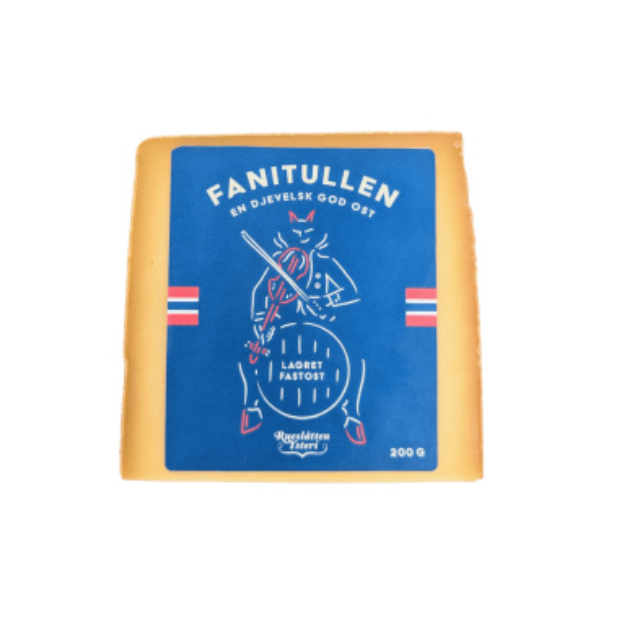 Fanitullen 200g Rueslåtten Ysteri | Yellow Cheese | Cheese, Cheese and Dairy, Yellow Cheese | Rueslåtten Ysteri