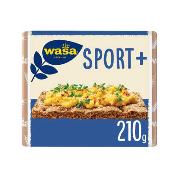 Crispbread Sport+ 210g Wasa - Knekkebrød Sport+ | Crispbread | All season, breakfast, Breakfast and Cereals, Snacks, Superdeals | Wasa