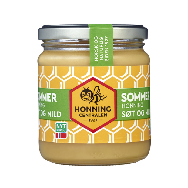Norwegian Summer Honey - Sommerhonning Norsk 350g Honningcentralen