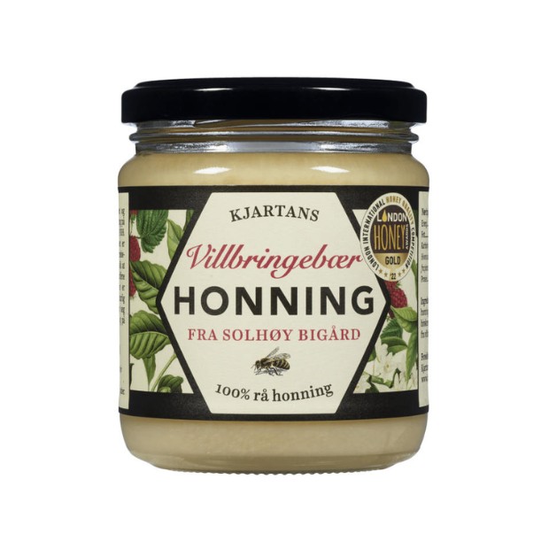Kjartan Dahl Norwegian Wild Raspberry Raw Honey