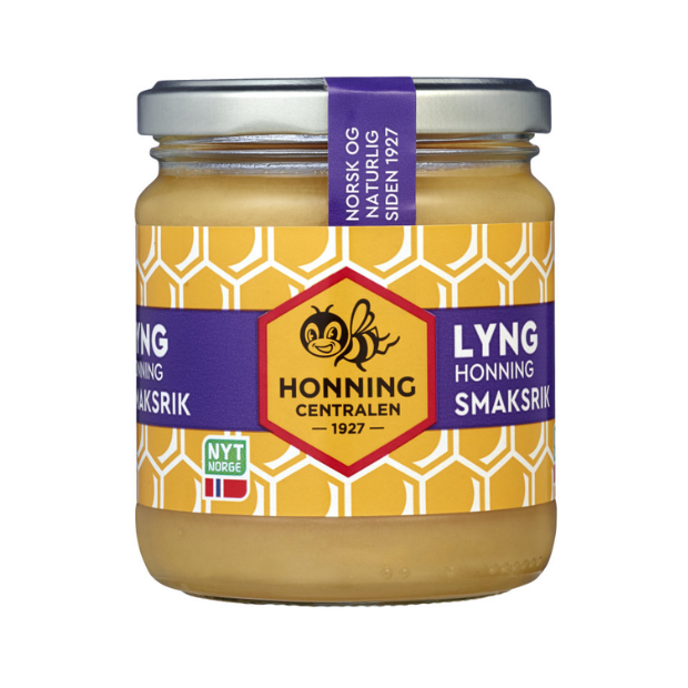 Norwegian Heather Honey - Lynghonning Norsk 350g Honningcentralen