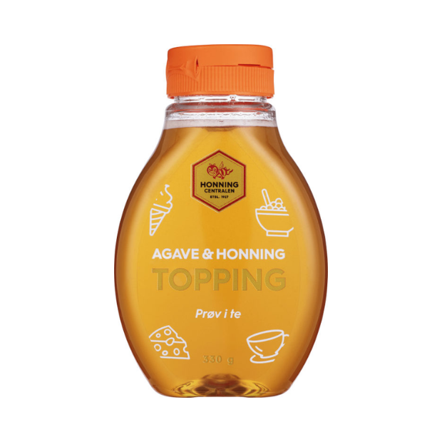 Agave & Honey Topping - Agave&Honning Topping 330g Honningcentralen