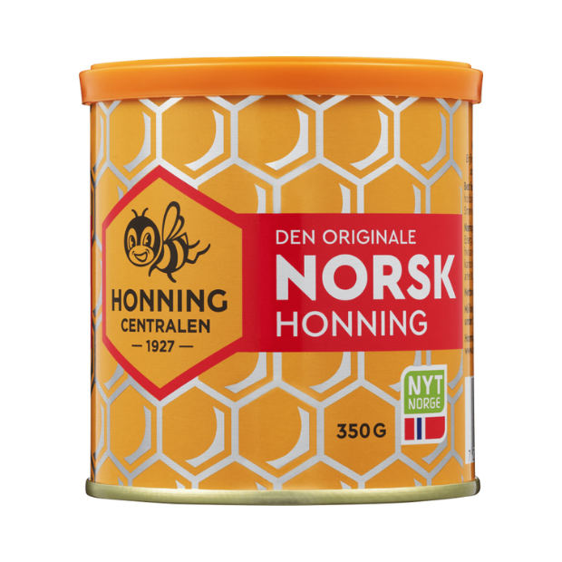 Genuine Norwegian Honey - Honning Ekte Norsk 350g Honningcentralen