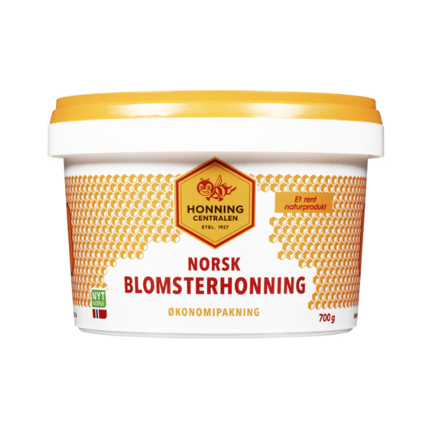 Norwegian Honey - Norsk Honning Stor 700g Honningcentralen