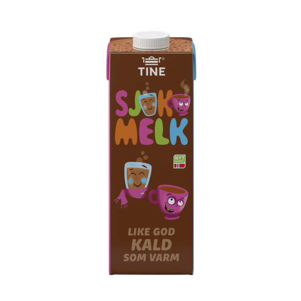 TINE Sjokomelk Chocolate Milk - Sjokomelk 1l Tine