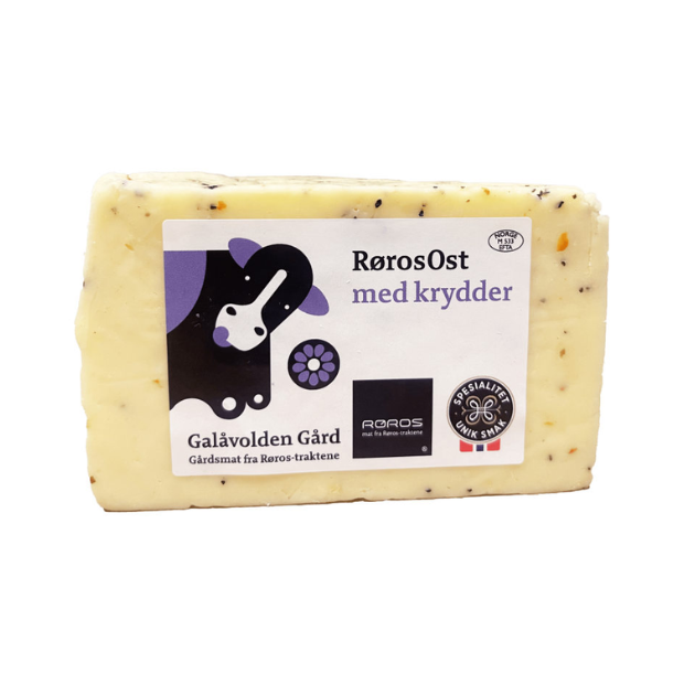 Galåvolden Røros Cheese with Spices - Rørosost m/Krydder 270g Galåvolden