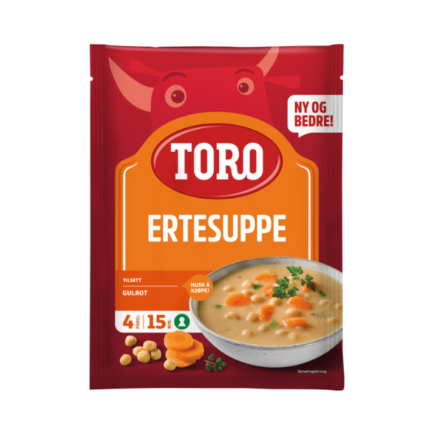 Traditional Yellow Pea Soup - Ertesuppe 146g Toro