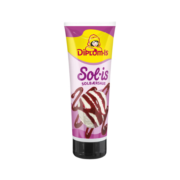 Sol-Is Blackcurrant Sauce - Sol-is solbærsaus 275g Diplom-is