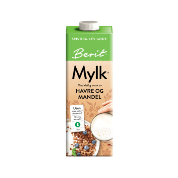 Mylk Oat & Almond Drink - Mylk Havre&Mandel 1l Berit