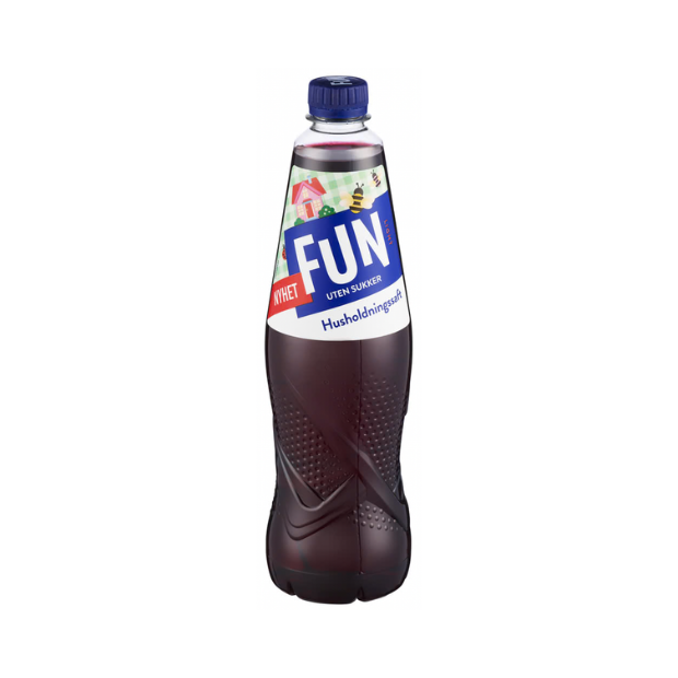 Traditional Mixed Fruit Drink Concentrate - Husholdningssaft 0,8l Fun Light