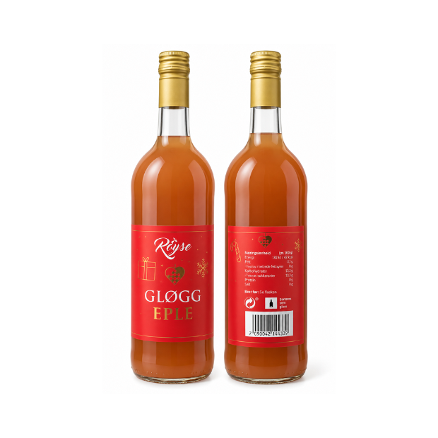 Apple Gløgg  – Eplegløgg 750ml Røyse