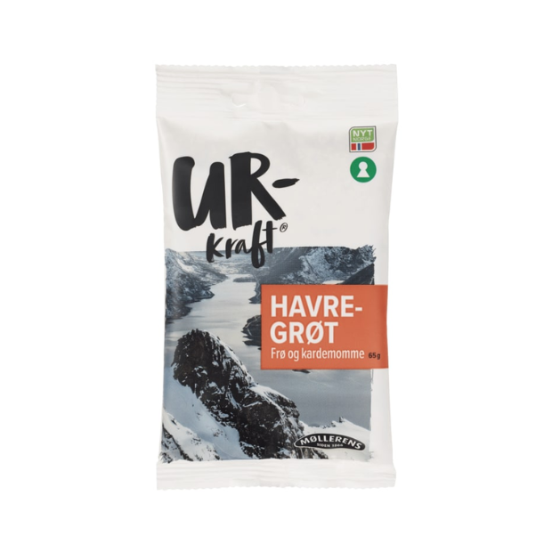 Oatmeal with Seeds & Cardamom - Havregrøt Frø/Kardemomme 65g Urkraft