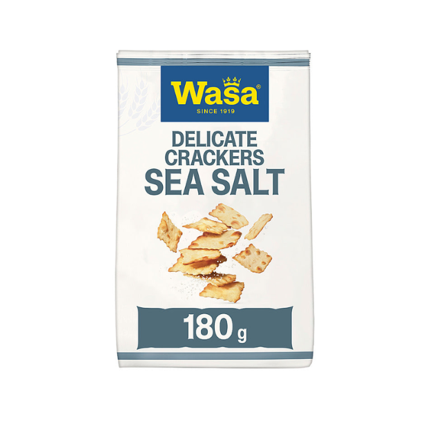 Delicate Crackers Sea Salt 180g Wasa