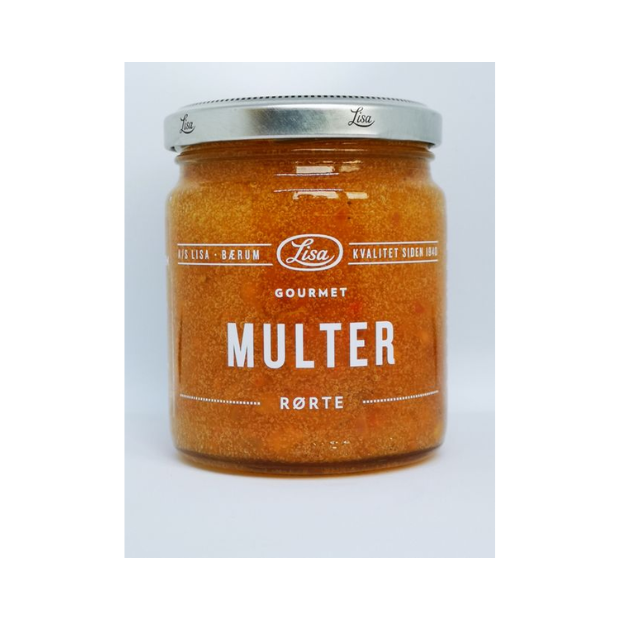 Gourmet Stirred Cloudberry Jam - Multer Rørte Gourmet 250g Lisa