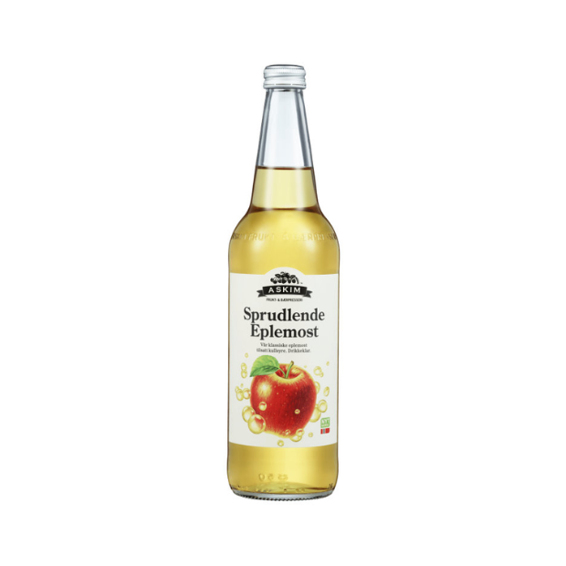 Askim Sparkling Apple Juice - Eplemost Sprudlende 0,7l Askim