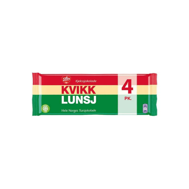 Quick Lunch Chocolate - Kvikk Lunsj 4-Pack 188g Freia