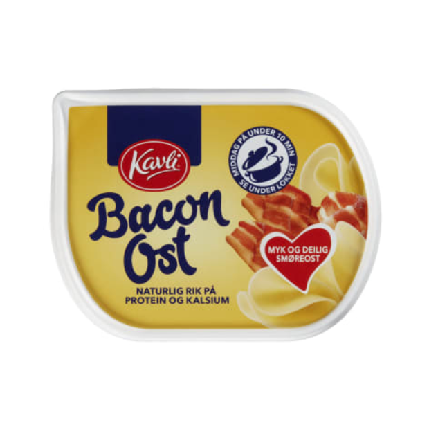Bacon Cheese 200g Container Kavli (Baconost Beger Kavli) | Cheese Spreads | Cheese spread, Cooking | Kavli