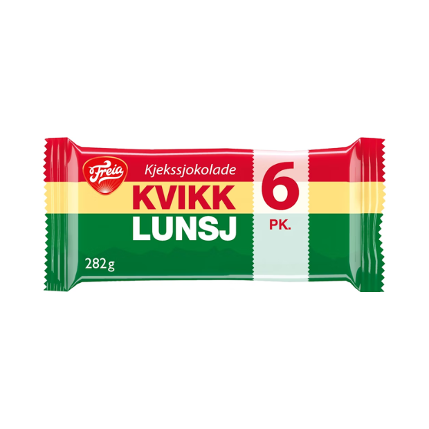 Kvikk Lunsj 6-pk 282g | Chocolate | All season, chocolate | Freia