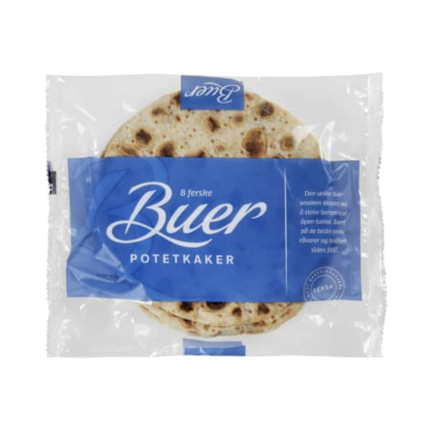 Potato Cakes (Potetkaker) 8stk 300g Buer | Lompe | 17th May Food | Buer