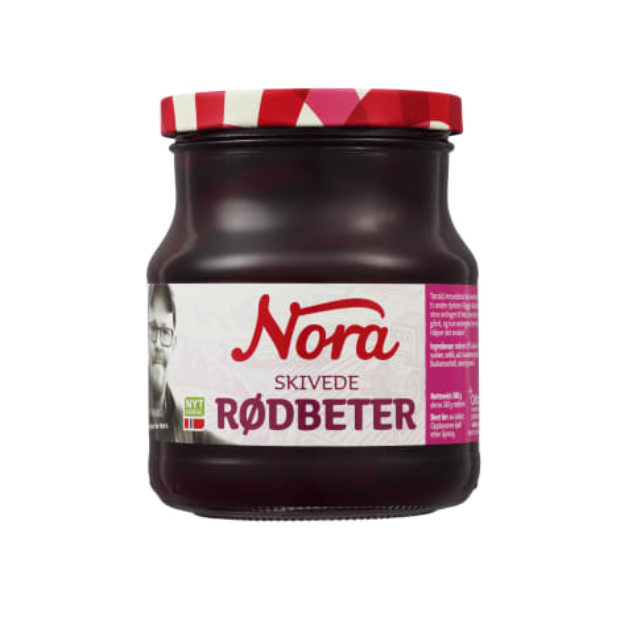 Red Beets Sliced (Rødbeter Skivede)580g Nora | Red Beets | All season | Nora