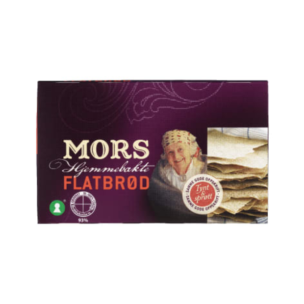 Mother's Homemade Flatbread (Flatbrød Mors Hjemmebakte) 260g | Flatbread | 17th May Food, All season, Snacks | Mors