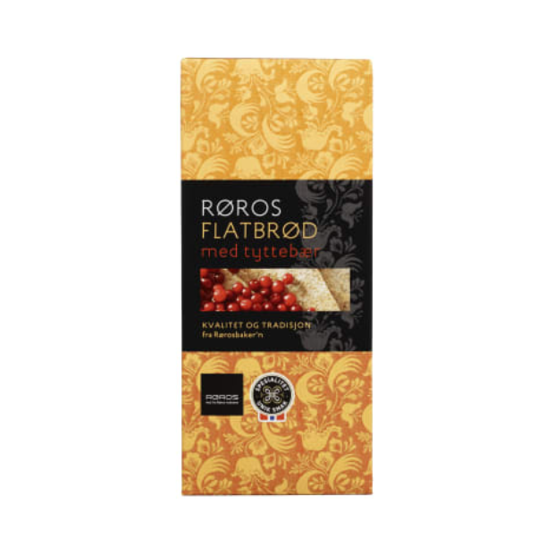 Flatbread with Lingonberries (Flatbrød m/Tyttebær) 190g Røros | Flatbread | 17th May Food | Rørosbakern