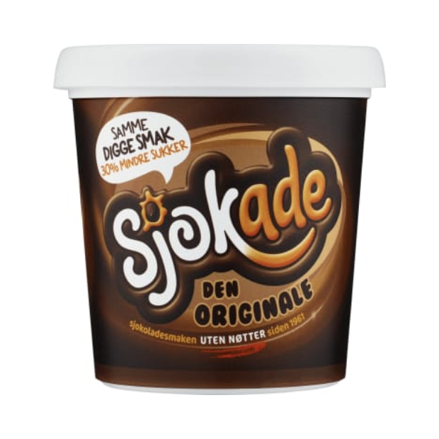 Sjokade 30% Less Sugar, 450g | Chocolate Spread | Breakfast and Cereals | Sjokade