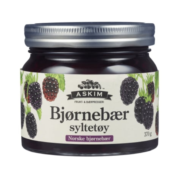 Blackberry Jam (Bjørnebærsyltetøy) 370g Askim | Jam | Breakfast and Cereals, Dessert Toppings | Askim